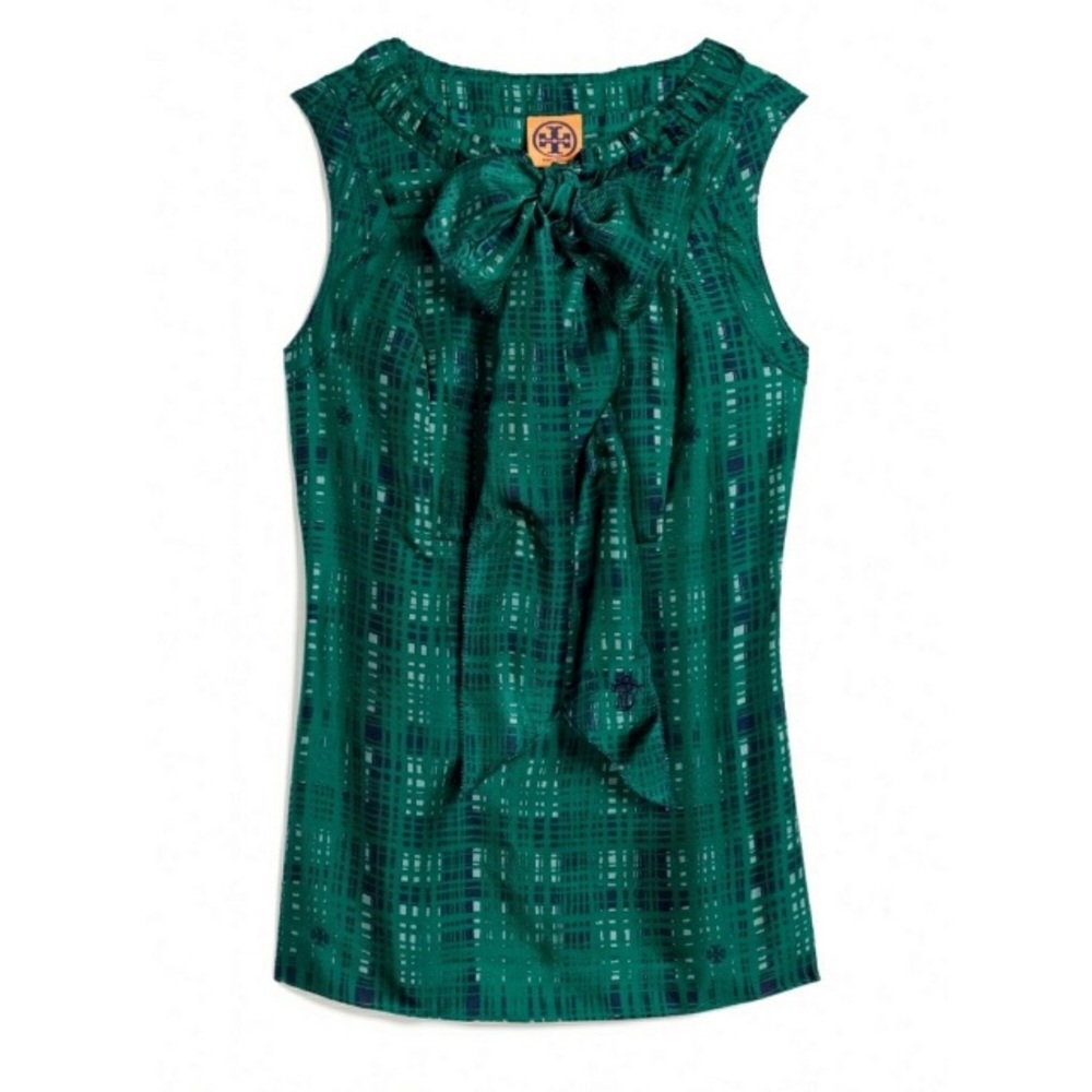 Tory Burch | Saffield Sleeveless Silk Blouse